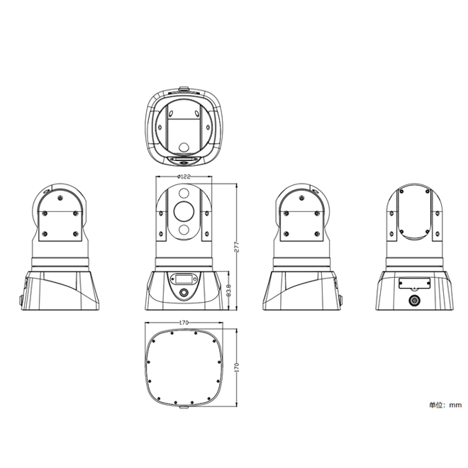 M91E 高清智能布控球