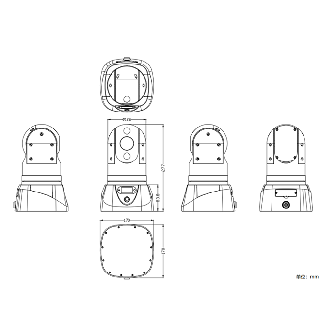 M91H 4G高清智能布控球