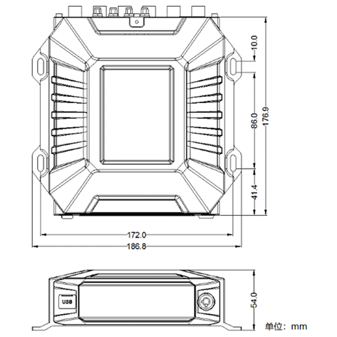 M52Hv 智能高清车载硬盘录像机